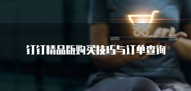 钉钉精品版购买技巧与订单查询