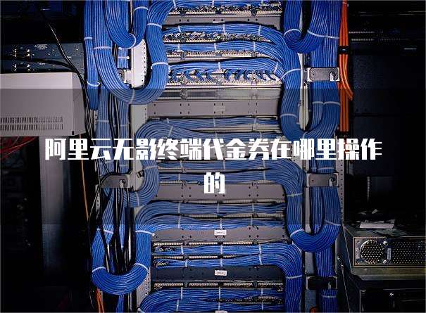 阿里云无影终端代金券在哪里操作的