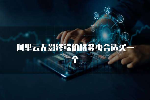 阿里云无影终端价格多少合适买一个