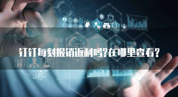 钉钉每刻报销返利吗?在哪里查看?
