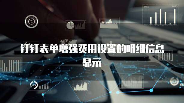 钉钉表单增强费用设置的明细信息显示