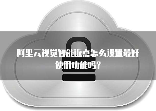 阿里云视觉智能返点怎么设置最好使用功能吗?