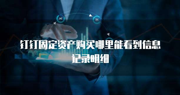 钉钉固定资产购买哪里能看到信息记录明细