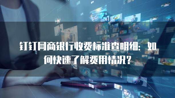 钉钉网商银行收费标准查明细:如何快速了解费用情况?