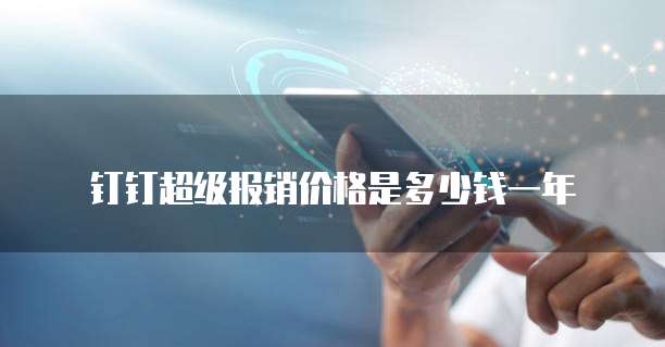 钉钉超级报销价格是多少钱一年