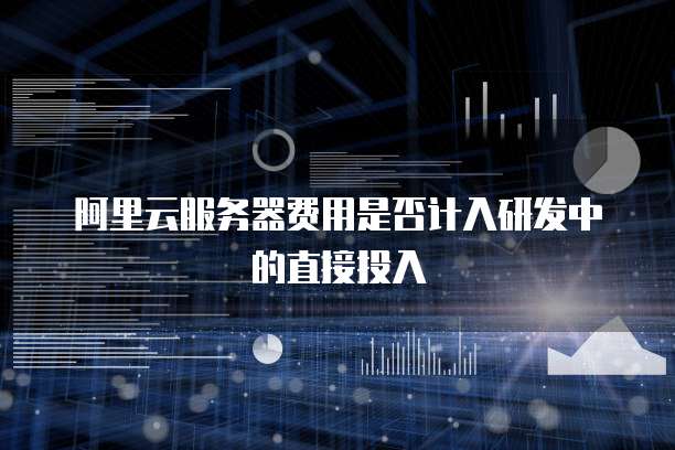 阿里云服务器费用是否计入研发中的直接投入