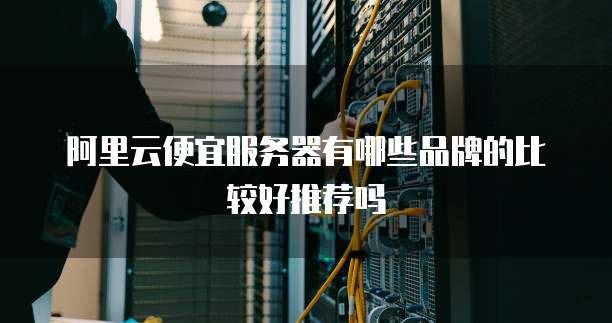 阿里云便宜服务器有哪些品牌的比较好推荐吗