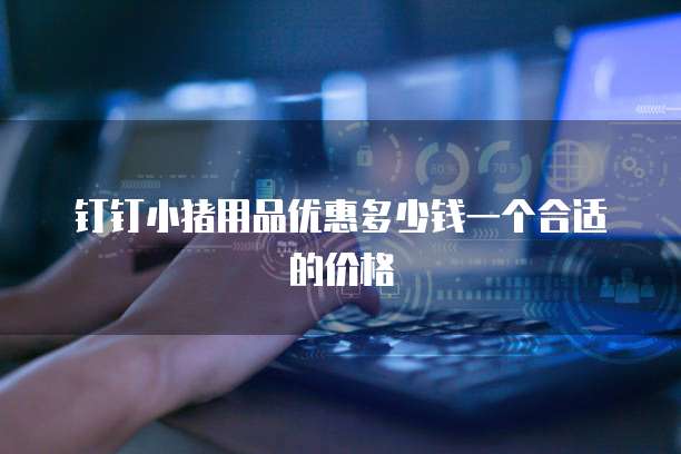 钉钉小猪用品优惠多少钱一个合适的价格