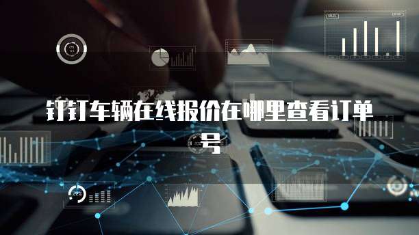 钉钉车辆在线报价在哪里查看订单号