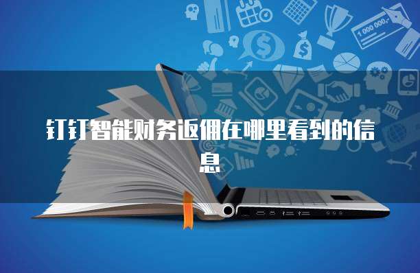 钉钉智能财务返佣在哪里看到的信息