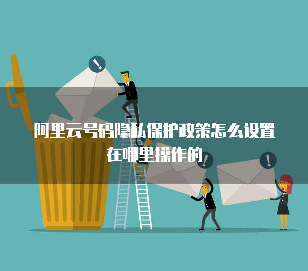 阿里云号码隐私保护政策怎么设置在哪里操作的