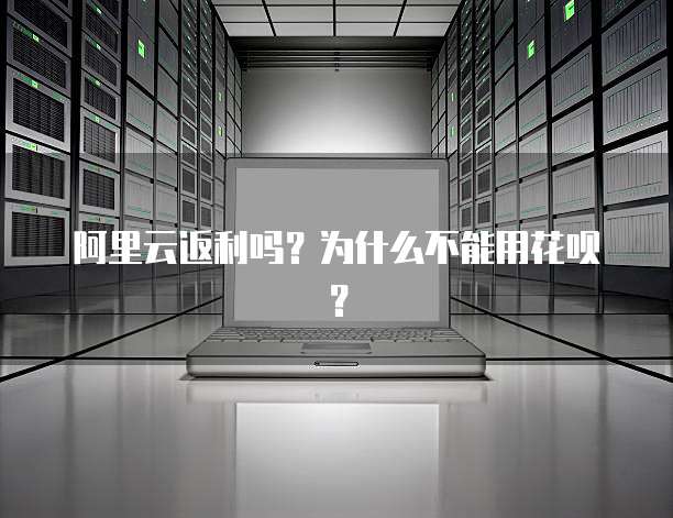 阿里云返利吗？为什么不能用花呗？
