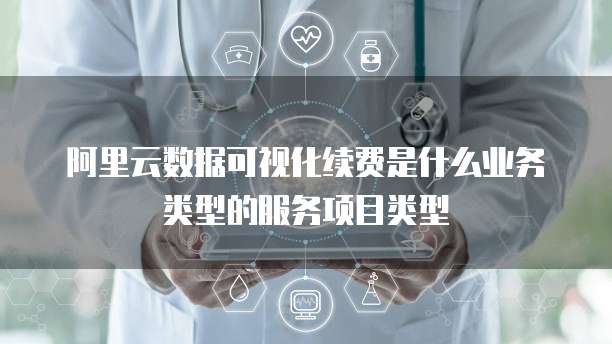 阿里云数据可视化续费是什么业务类型的服务项目类型