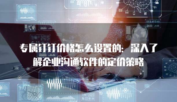 专属钉钉价格怎么设置的：深入了解企业沟通软件的定价策略