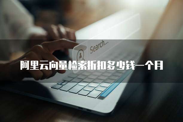 阿里云向量检索折扣多少钱一个月