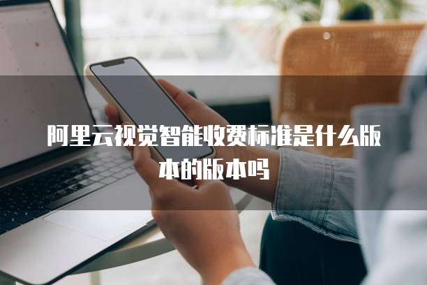 阿里云视觉智能收费标准是什么版本的版本吗