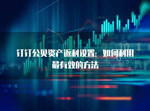 钉钉公贝资产返利设置:如何利用最有效的方法