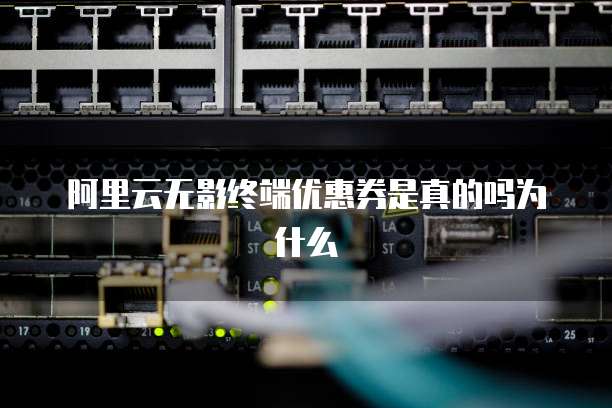 阿里云无影终端优惠券是真的吗为什么