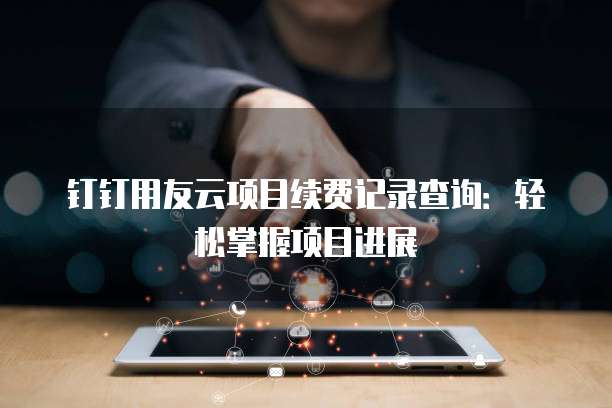 钉钉用友云项目续费记录查询:轻松掌握项目进展