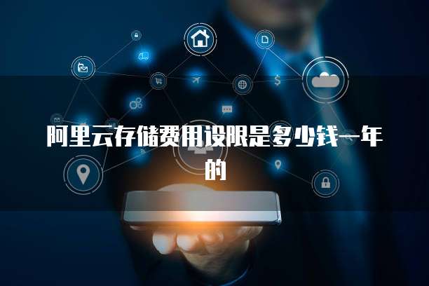 阿里云存储费用设限是多少钱一年的
