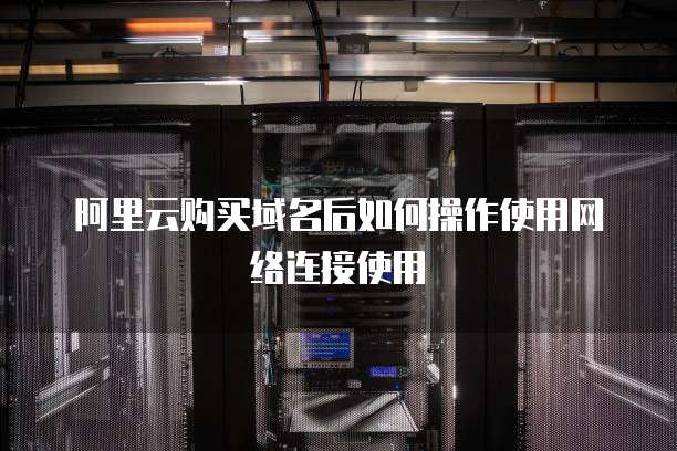 阿里云购买域名后如何操作使用网络连接使用