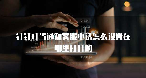 钉钉叮当通知客服电话怎么设置在哪里打开的
