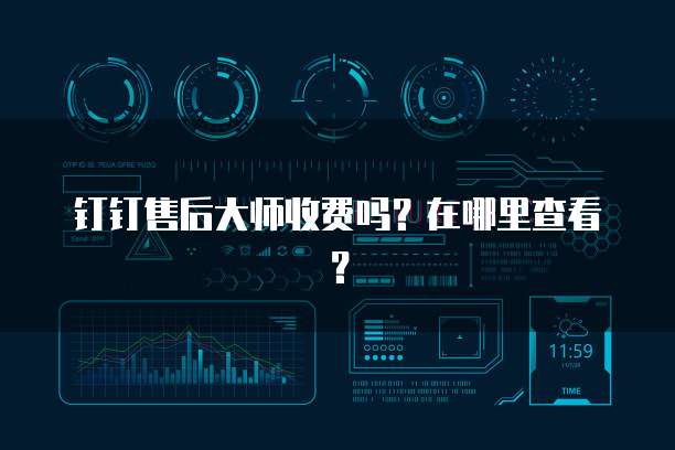 钉钉售后大师收费吗？在哪里查看？