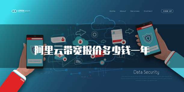 阿里云带宽报价多少钱一年