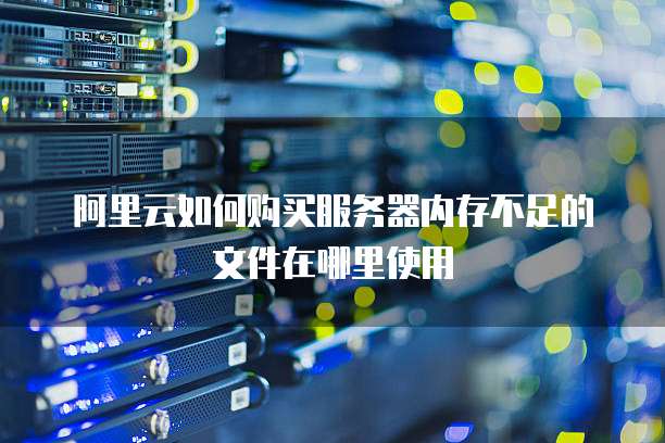阿里云如何购买服务器内存不足的文件在哪里使用
