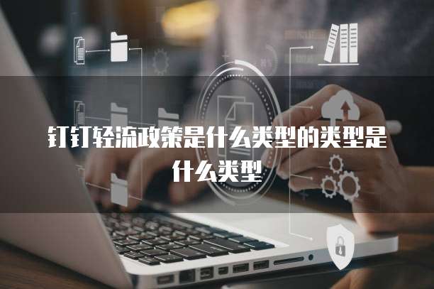 钉钉轻流政策是什么类型的类型是什么类型
