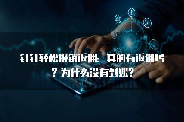 钉钉轻松报销返佣：真的有返佣吗？为什么没有到账？