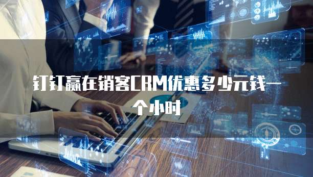 钉钉赢在销客CRM优惠多少元钱一个小时