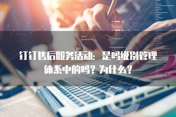 钉钉售后服务活动:是吗级别管理体系中的吗?为什么?