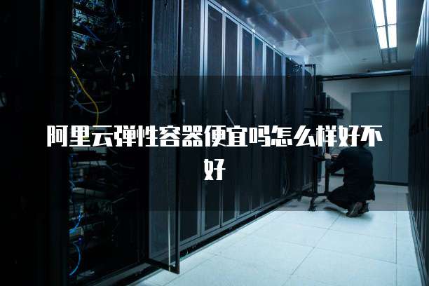 阿里云弹性容器便宜吗怎么样好不好