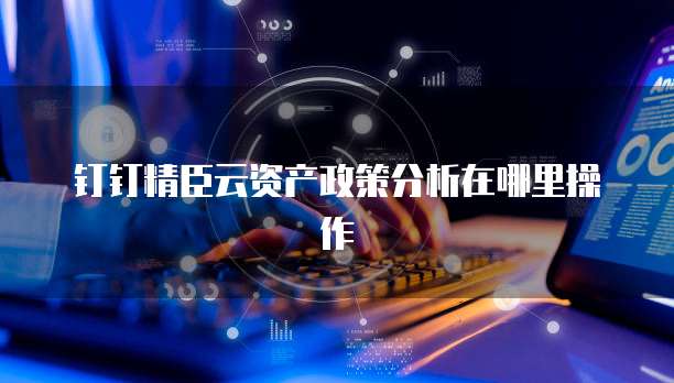 钉钉精臣云资产政策分析在哪里操作