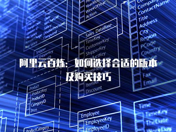 阿里云百炼：如何选择合适的版本及购买技巧