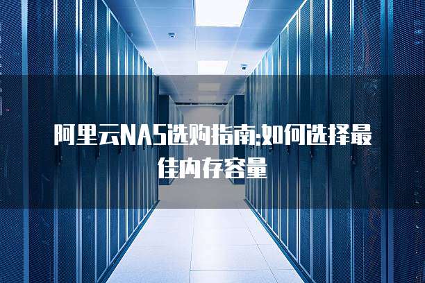 阿里云NAS选购指南:如何选择最佳内存容量