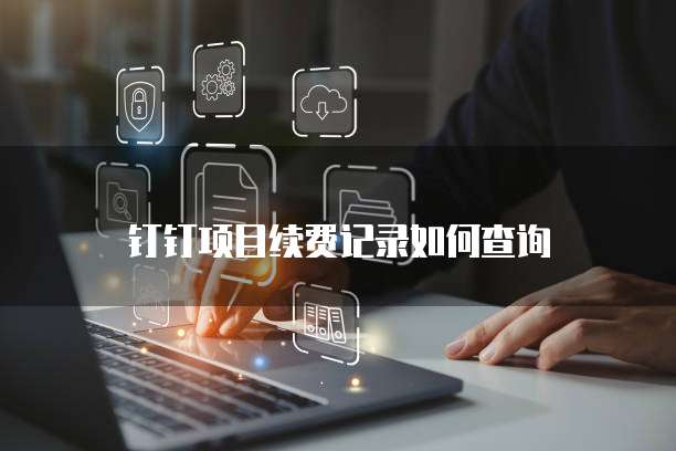 钉钉项目续费记录如何查询