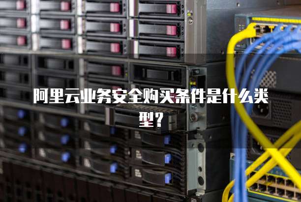 阿里云业务安全购买条件是什么类型?