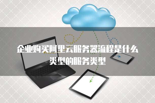 企业购买阿里云服务器流程是什么类型的服务类型