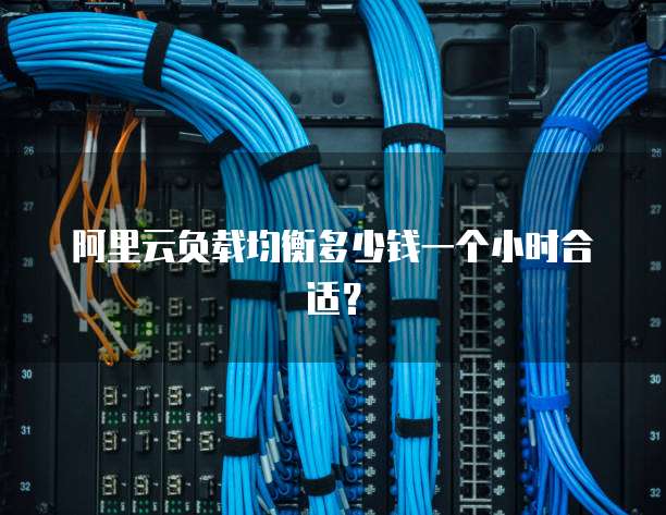 阿里云负载均衡多少钱一个小时合适?