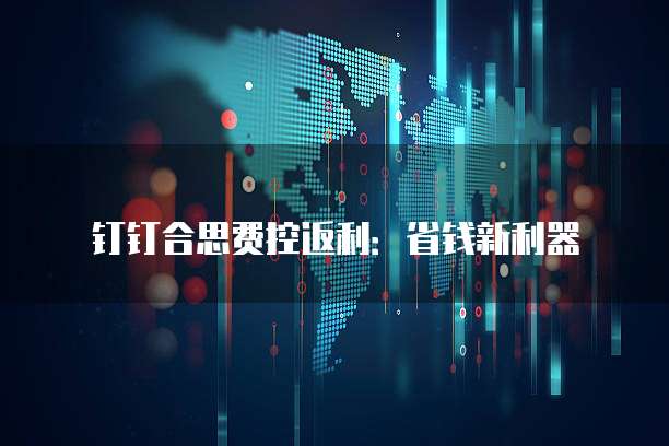 钉钉合思费控返利:省钱新利器