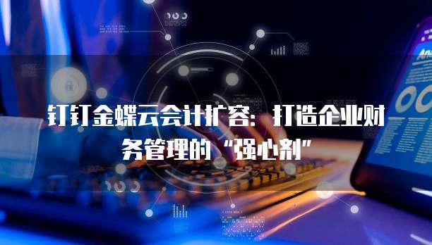 钉钉金蝶云会计扩容:打造企业财务管理的“强心剂”