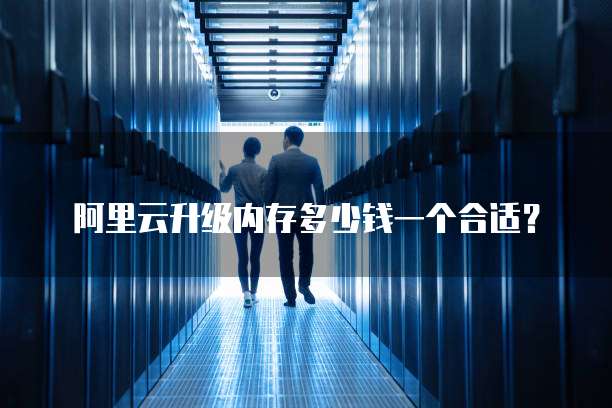 阿里云升级内存多少钱一个合适?