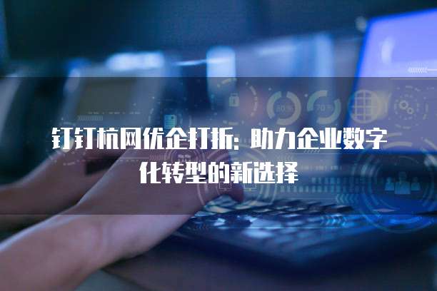 钉钉杭网优企打折: 助力企业数字化转型的新选择