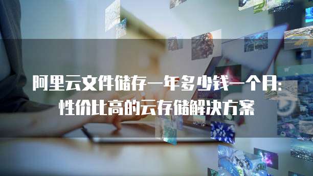阿里云文件储存一年多少钱一个月:性价比高的云存储解决方案