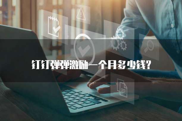 钉钉弹弹激励一个月多少钱?