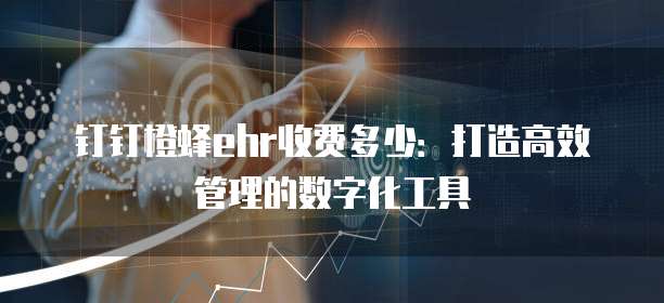 钉钉橙蜂ehr收费多少：打造高效管理的数字化工具