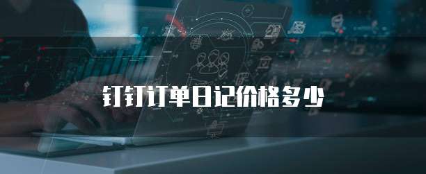 钉钉订单日记价格多少