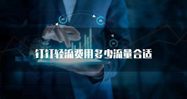 钉钉轻流费用多少流量合适